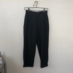 Zara Black High-Waisted Trousers XS